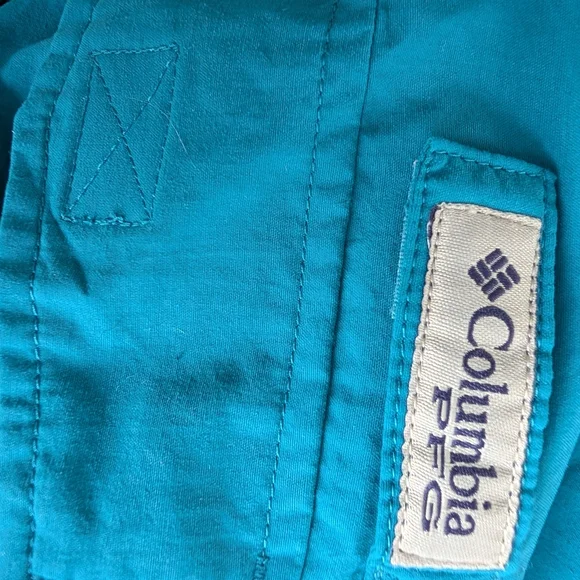 Columbia Men's Blue Fishing PFG Vented Shirt Size Small Jacket - Picture 5 of 10